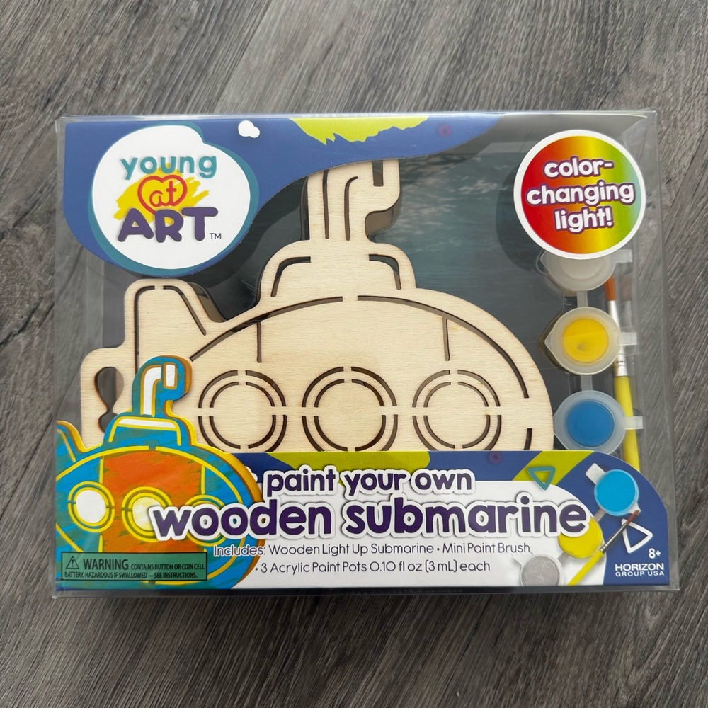 Young at Art Wooden Submarine Kit